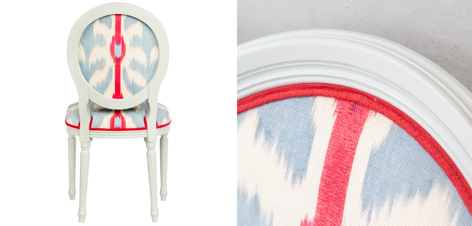 Стул Ikat Pattern с белым основанием Стул Ikat Pattern с белым основанием - Loft-Concept в Брянске