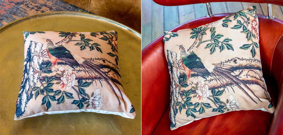 Декоративная подушка Beige and Green Chinoiserie 3 Декоративная подушка Beige and Green Chinoiserie 3 - Loft-Concept в Брянске