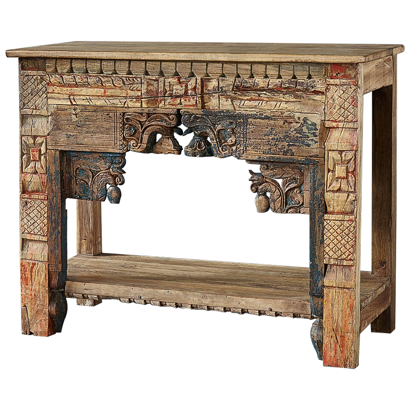 Консоль Hema Console Древесина Коричневый винтаж Консоль Hema Console Древесина Коричневый винтаж в Брянске | Loft Concept