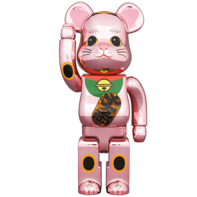 Статуэтка Bearbrick Pink Lucky Cat Розовый Мульти Статуэтка Bearbrick Pink Lucky Cat Розовый Мульти в Брянске | Loft Concept