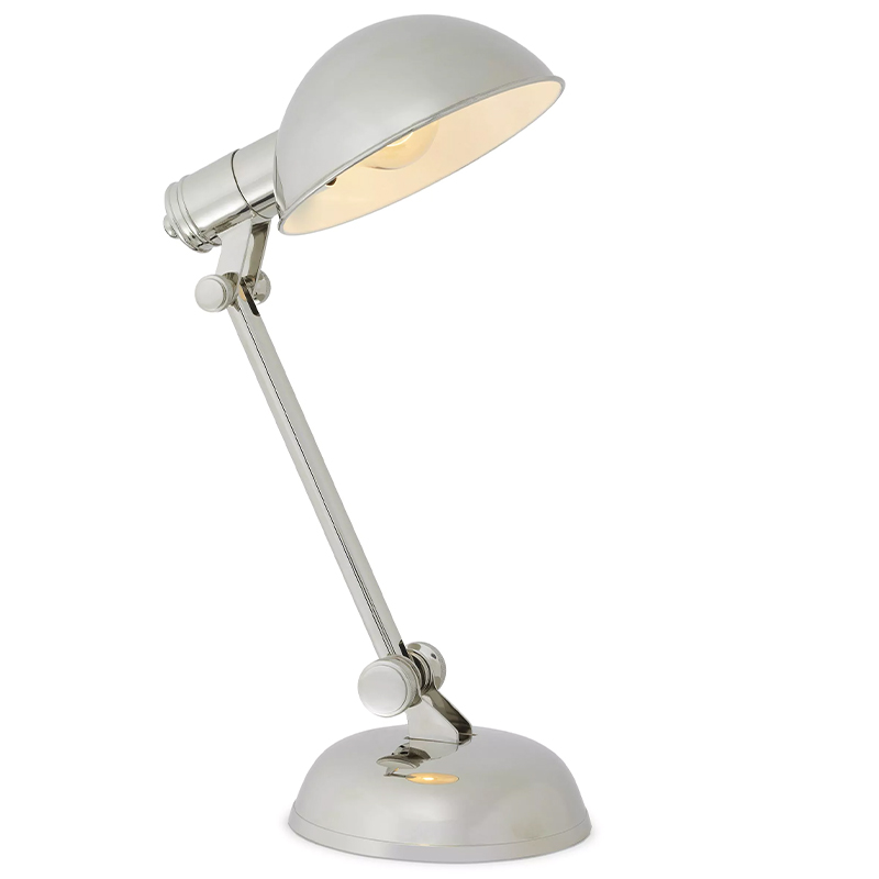 Настольная лампа Eichholtz Desk Lamp Navy Никель Настольная лампа Eichholtz Desk Lamp Navy Никель в Брянске | Loft Concept