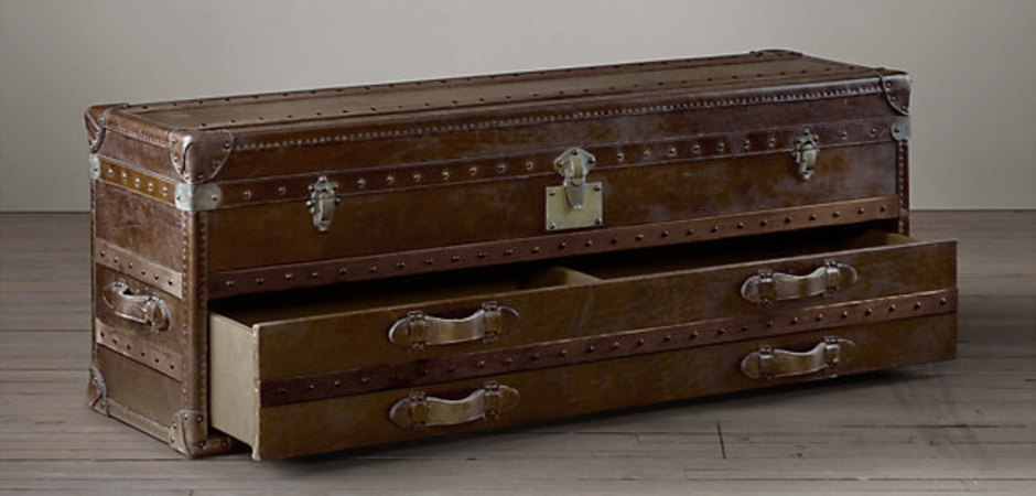 Restoration Hardware Mayfair Steamer Trunk Low Chest Restoration Hardware Mayfair Steamer Trunk Low Chest - Loft-Concept в Брянске