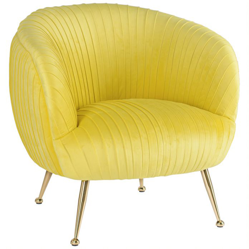 Кресло SOUFFLE CHAIR yellow Желтый матовое золото Кресло SOUFFLE CHAIR yellow Желтый матовое золото в Брянске | Loft Concept