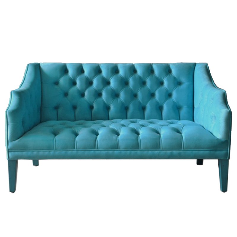Диван Morton Capitone Sofa Диван бирюзовая шерсть Бирюзовый Диван Morton Capitone Sofa Диван бирюзовая шерсть Бирюзовый в Брянске | Loft Concept