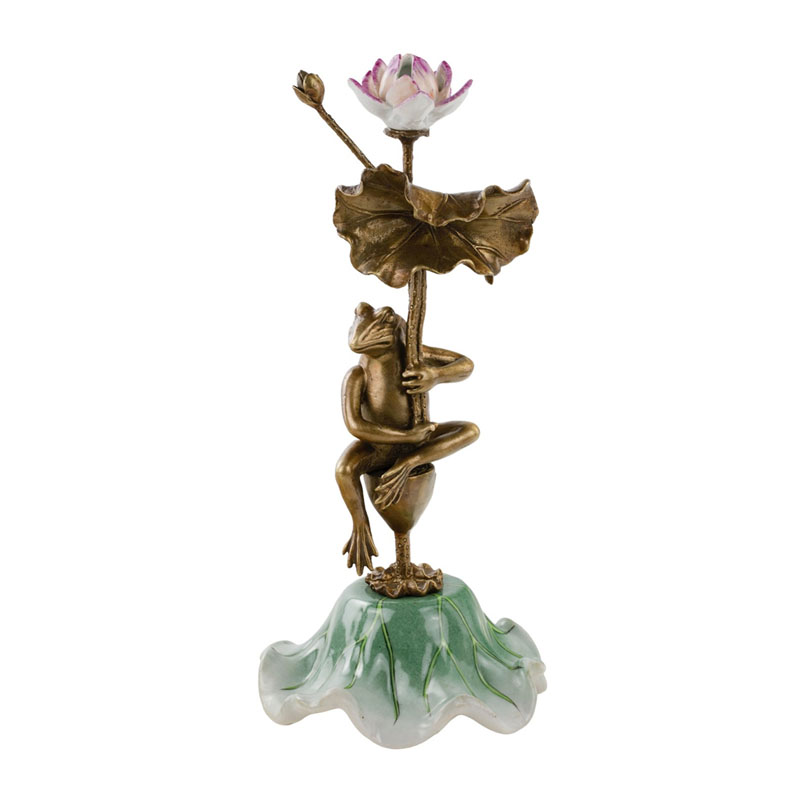 Статуэтка Frog On Flower Мульти Статуэтка Frog On Flower Мульти в Брянске | Loft Concept