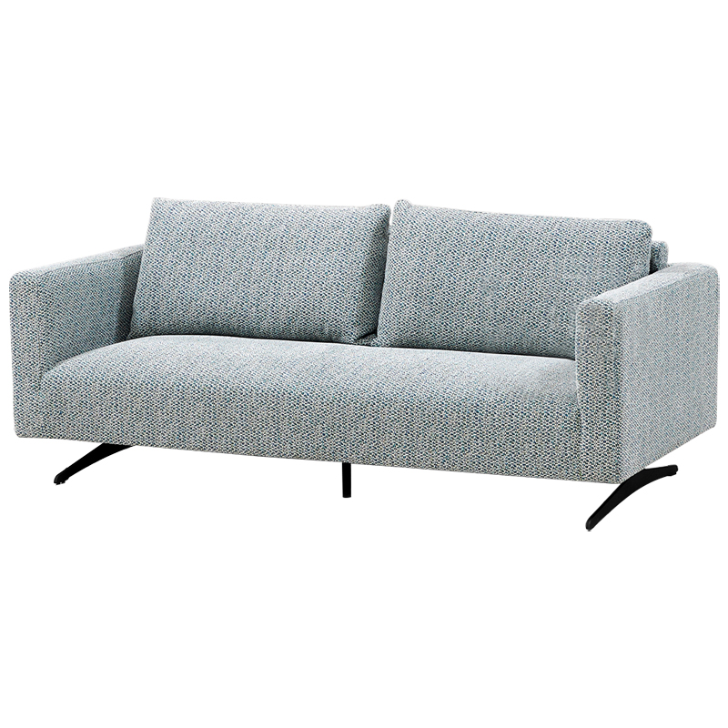 Диван Callie Blue Sofa Голубой Черный Диван Callie Blue Sofa Голубой Черный в Брянске | Loft Concept
