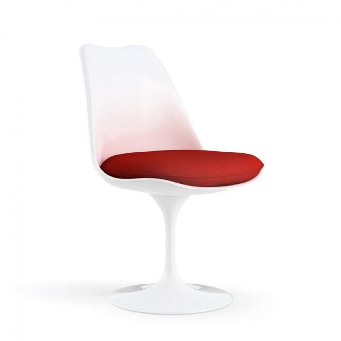 Стул Tulip Side Chair Черный Красный Белый Стул Tulip Side Chair Черный Красный Белый в Брянске | Loft Concept
