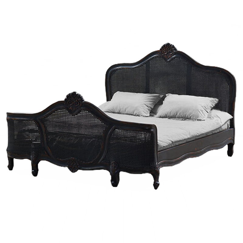 Кровать Wicker Bed Черный Кровать Wicker Bed Черный в Брянске | Loft Concept