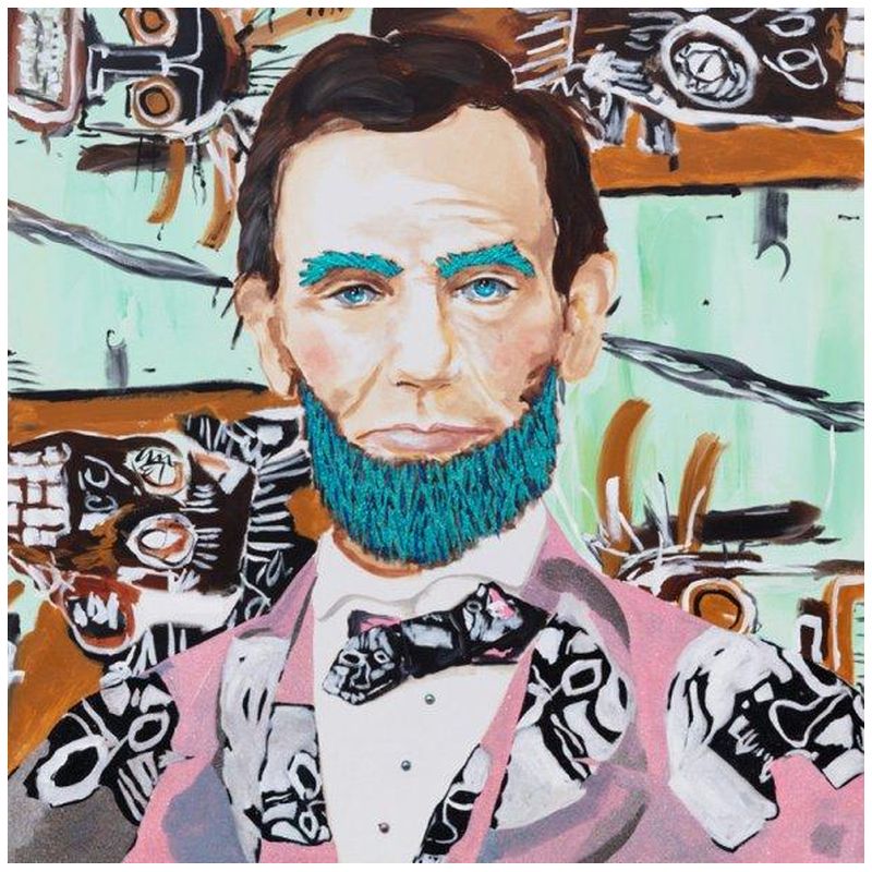 Картина Abe with Basquiat Jacket and Background Мульти Картина Abe with Basquiat Jacket and Background Мульти в Брянске | Loft Concept