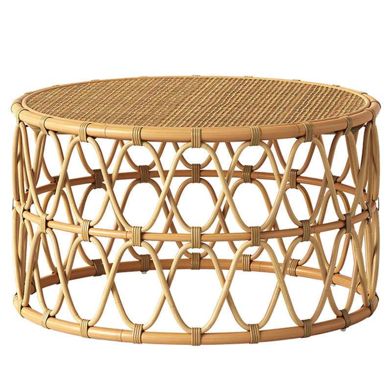 Кофейный стол Lotta Wicker Coffee Table Древесина Кофейный стол Lotta Wicker Coffee Table Древесина в Брянске | Loft Concept