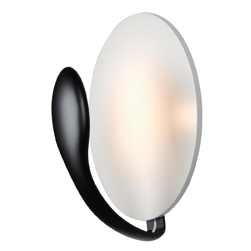 Бра Devi Black Spot Wall Lamp Белый Черный Бра Devi Black Spot Wall Lamp Белый Черный в Брянске | Loft Concept