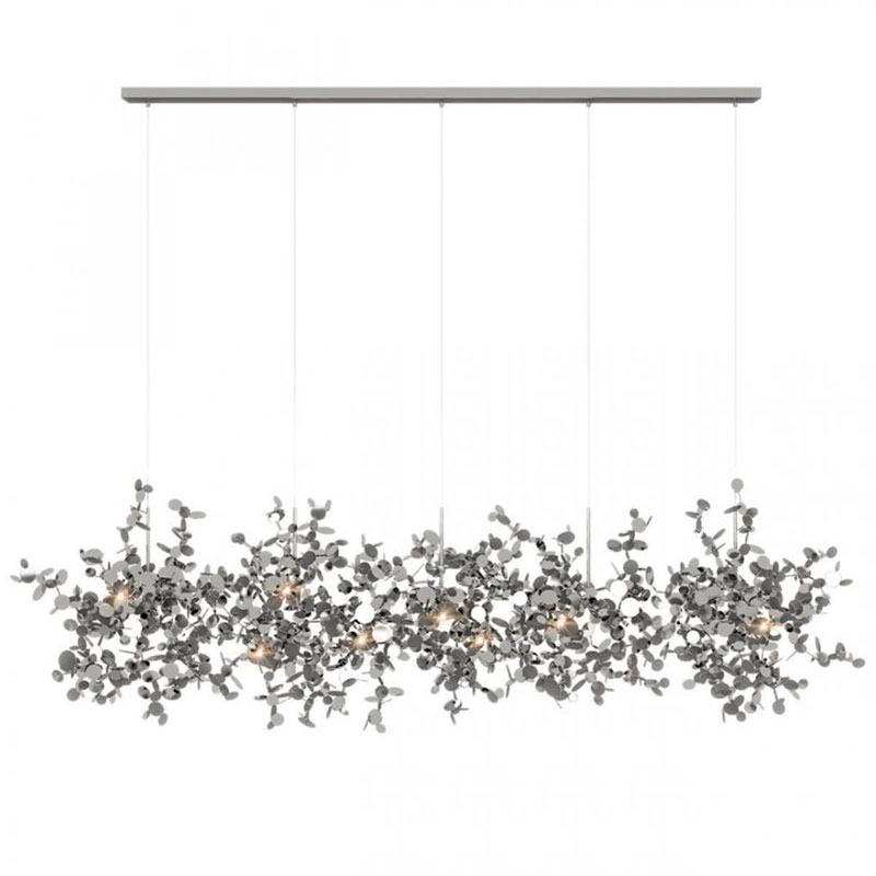 Люстра Terzani Argent Suspension Linear Silver длина 150 см Серебряный Люстра Terzani Argent Suspension Linear Silver длина 150 см Серебряный в Брянске | Loft Concept
