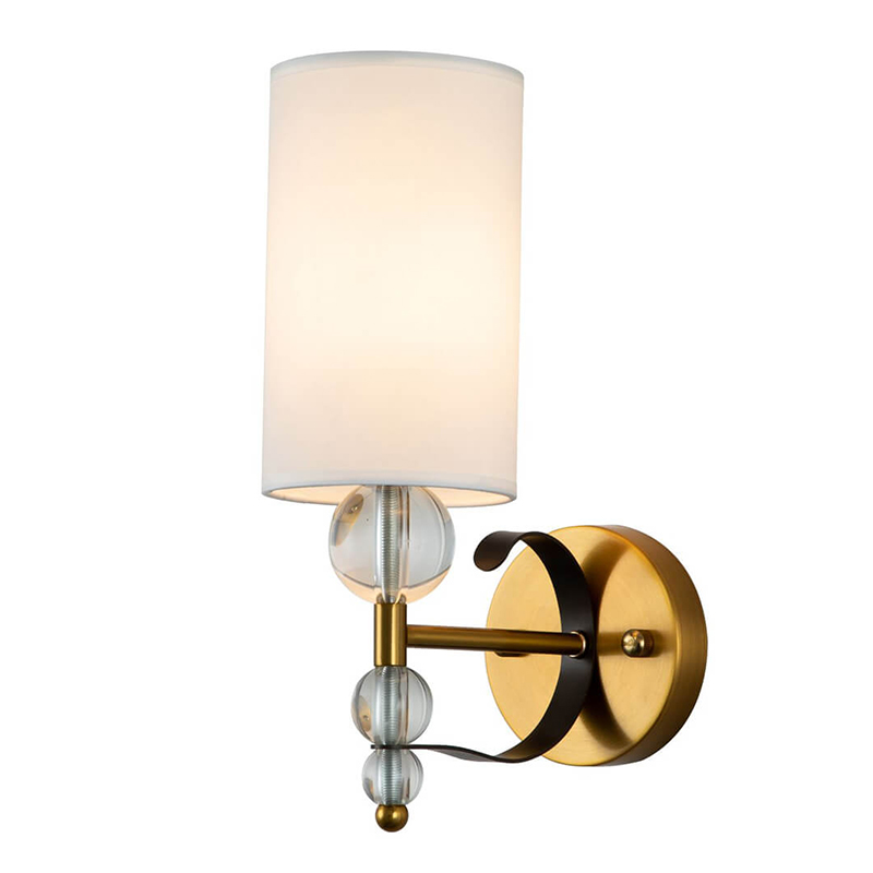 Бра Annelies Wall Lamp Золотой Черный Белый Бра Annelies Wall Lamp Золотой Черный Белый в Брянске | Loft Concept