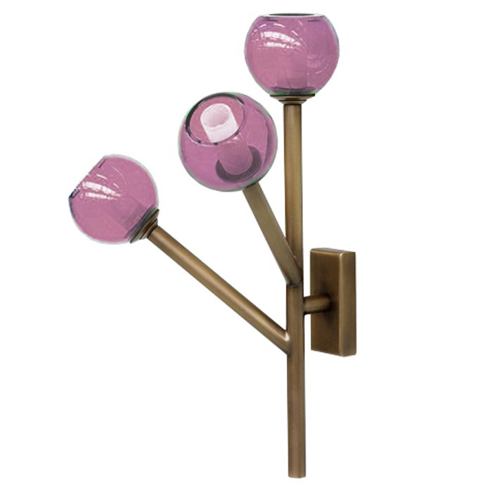 Бра Last Night Wall Lamp Pink Латунь Розовый (Rose) Бра Last Night Wall Lamp Pink Латунь Розовый (Rose) в Брянске | Loft Concept