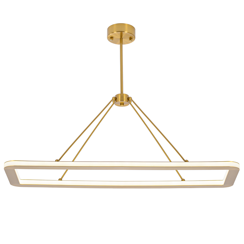 Подвесной светильник HALO RECTANGLE PENDANT Золотой Подвесной светильник HALO RECTANGLE PENDANT Золотой в Брянске | Loft Concept
