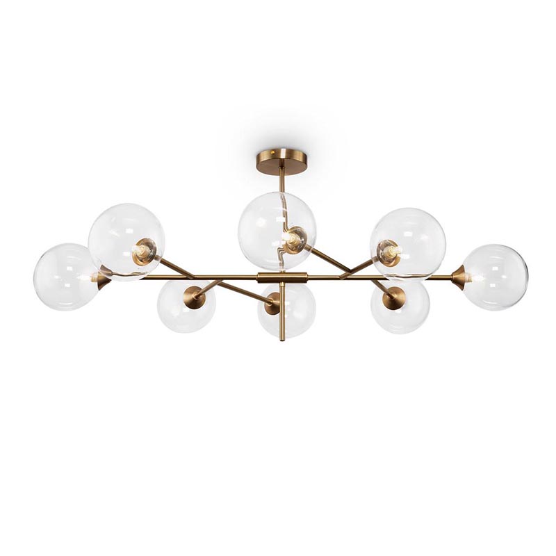 Потолочная люстра Gallotti & Radice Leaf Bronze 8 Бронза Потолочная люстра Gallotti & Radice Leaf Bronze 8 Бронза в Брянске | Loft Concept