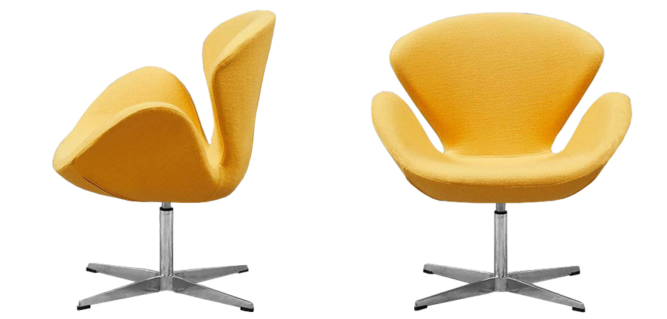 Кресло Swan Chair Yellow Кресло Swan Chair Yellow - Loft-Concept в Брянске