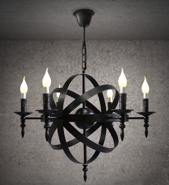 Люстра Black Sphere Loft Deco Черный Люстра Black Sphere Loft Deco Черный в Брянске | Loft Concept