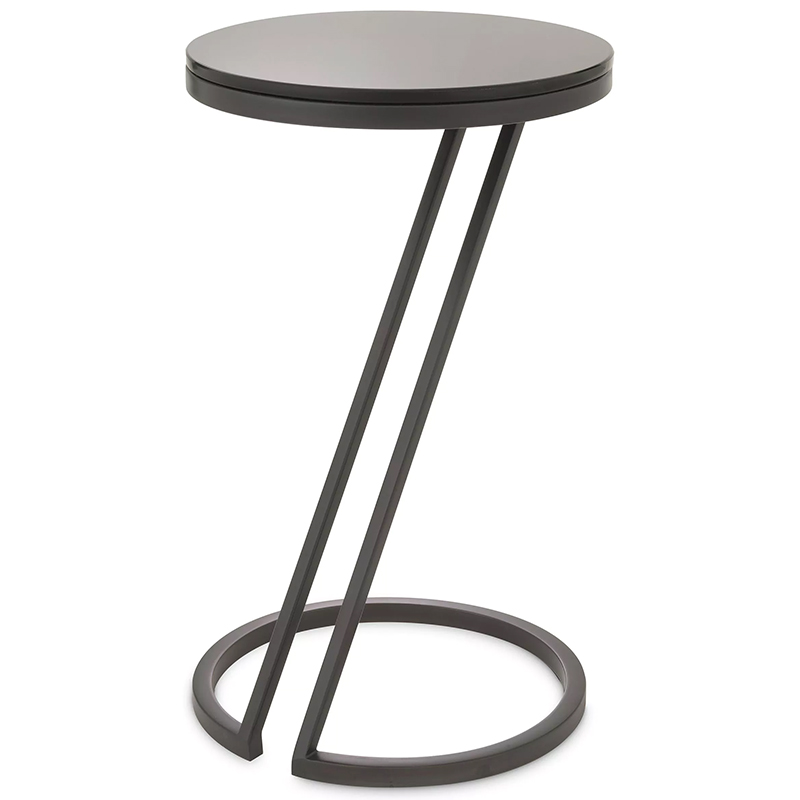 Приставной стол Eichholtz Side Table Falcone Black Черный в Брянске | Loft Concept 