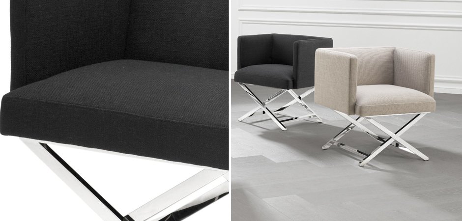 Кресло Eichholtz Chair Dawson Black Кресло Eichholtz Chair Dawson Black - Loft-Concept в Брянске