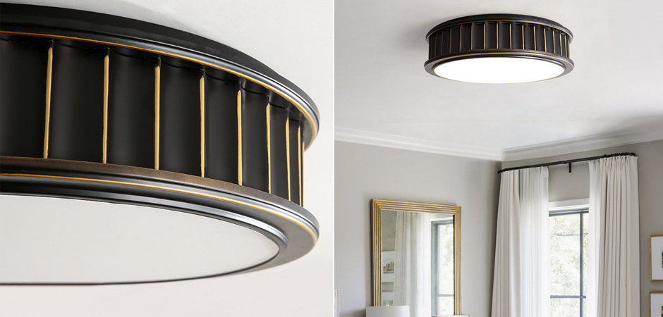 Потолочный светильник Drum Ceiling Lamp Потолочный светильник Drum Ceiling Lamp - Loft-Concept в Брянске