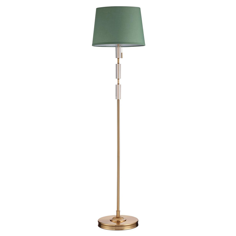 Торшер Ramona Green Floor lamp Бронза Зеленый Торшер Ramona Green Floor lamp Бронза Зеленый в Брянске | Loft Concept