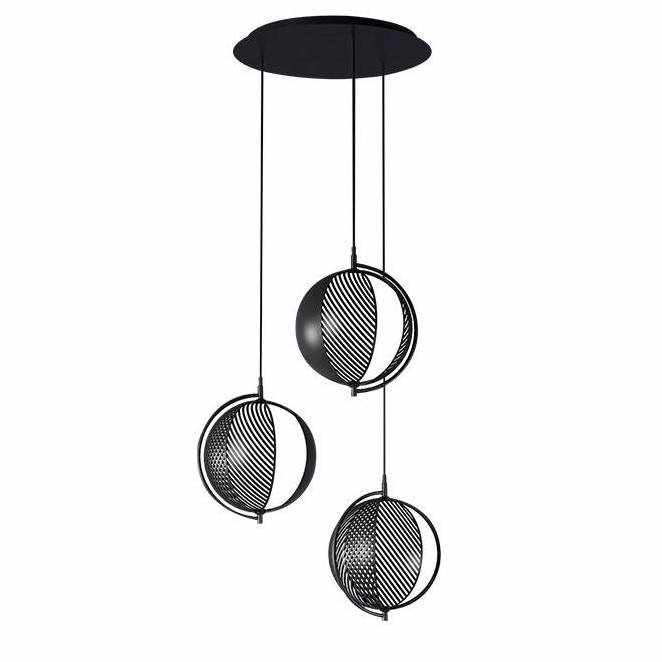 Подвесной светильник Mondo Pendant by oblure 3 Черный в Брянске | Loft Concept 