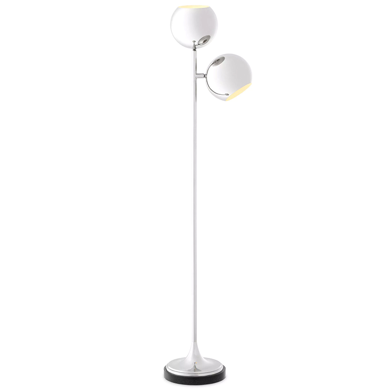 Торшер Eichholtz Floor Lamp Compton Nickel Никель Торшер Eichholtz Floor Lamp Compton Nickel Никель в Брянске | Loft Concept