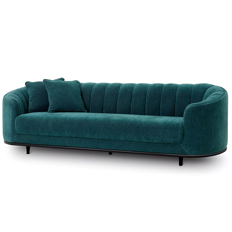 Диван Eichholtz Sofa Agostino Бирюзовый Черный Диван Eichholtz Sofa Agostino Бирюзовый Черный в Брянске | Loft Concept