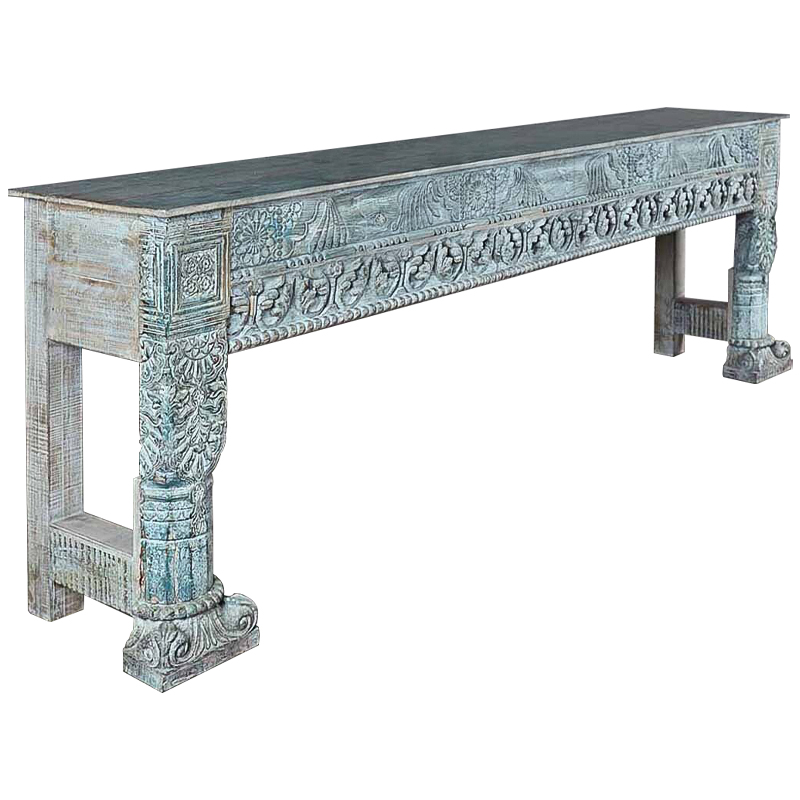 Консоль Arnav Console Винтажный голубой Консоль Arnav Console Винтажный голубой в Брянске | Loft Concept