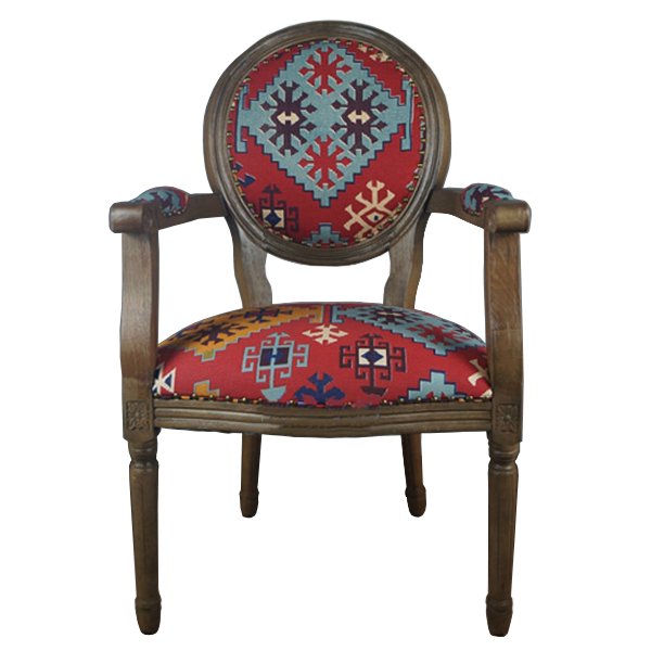 Кресло Gustavian Armchair Kelim Pattern Кресло Gustavian Armchair Kelim Pattern в Брянске | Loft Concept