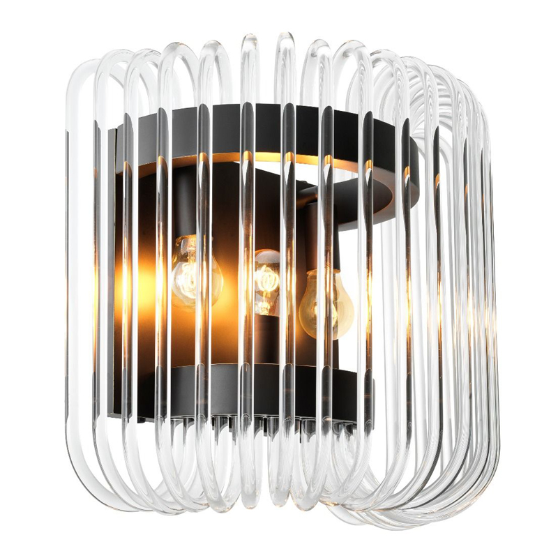 Бра Eichholtz Wall Lamp Sutton House Темная бронза Прозрачный Бра Eichholtz Wall Lamp Sutton House Темная бронза Прозрачный в Брянске | Loft Concept