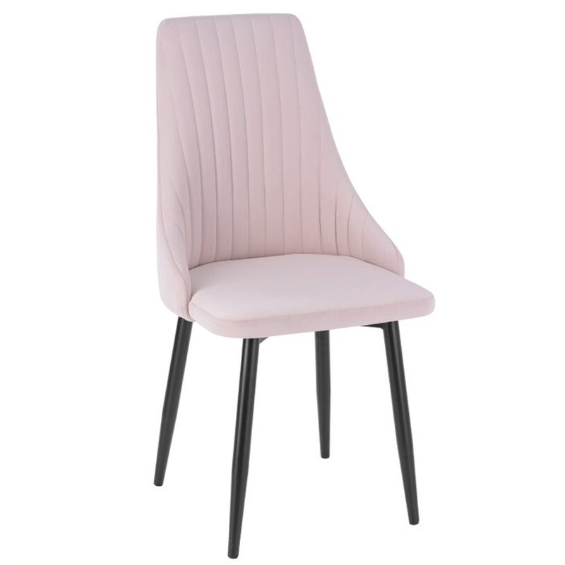 Стул Belina Chair Розовый пастельный Черный Стул Belina Chair Розовый пастельный Черный в Брянске | Loft Concept