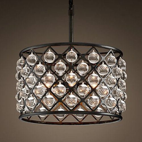 Люстра RH Spencer Hoop Chandelier  Черный в Брянске | Loft Concept 