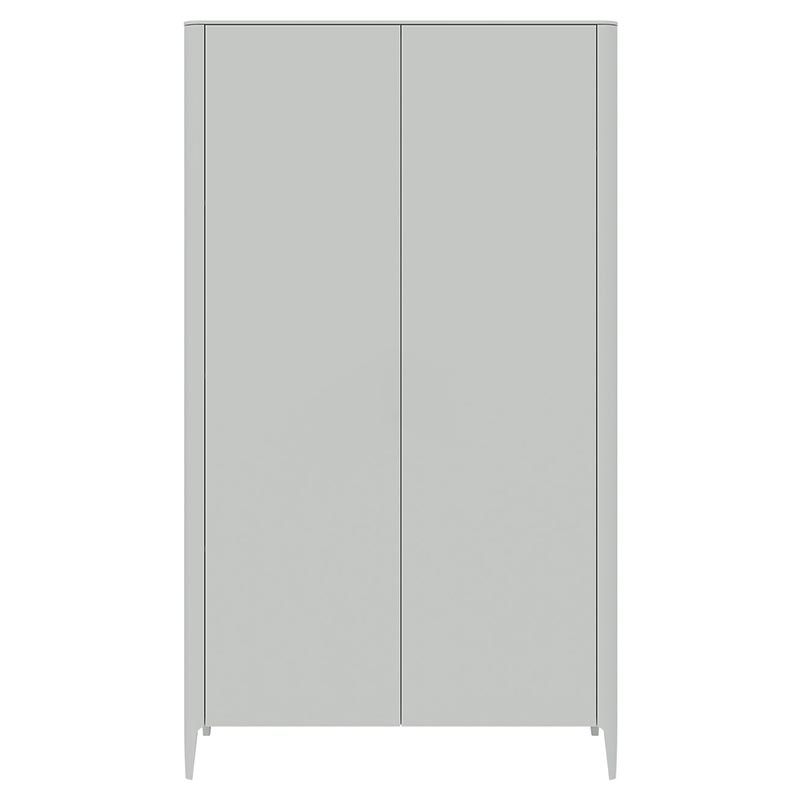 Шкаф двухстворчатый светло-серый Type Светло-серый в Брянске | Loft Concept 