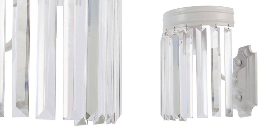 Настенная лампа RH Odeon Clear Glass White Bra Настенная лампа RH Odeon Clear Glass White Bra - Loft-Concept в Брянске