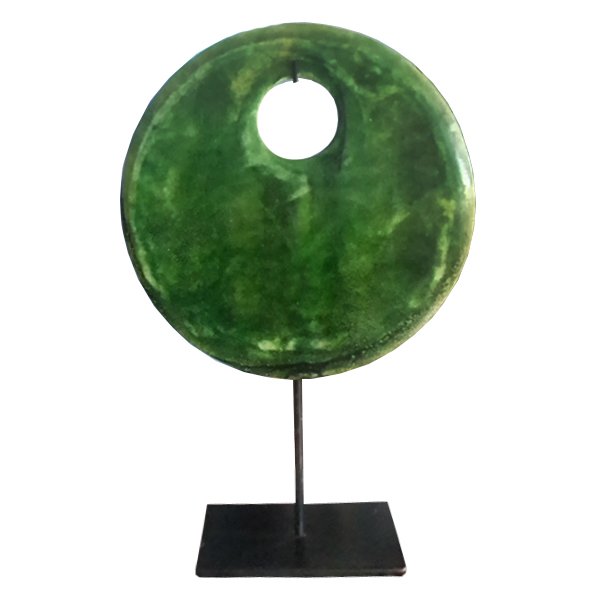 Аксессуар Зеленый диск Chrysoprase Зеленый Аксессуар Зеленый диск Chrysoprase Зеленый в Брянске | Loft Concept