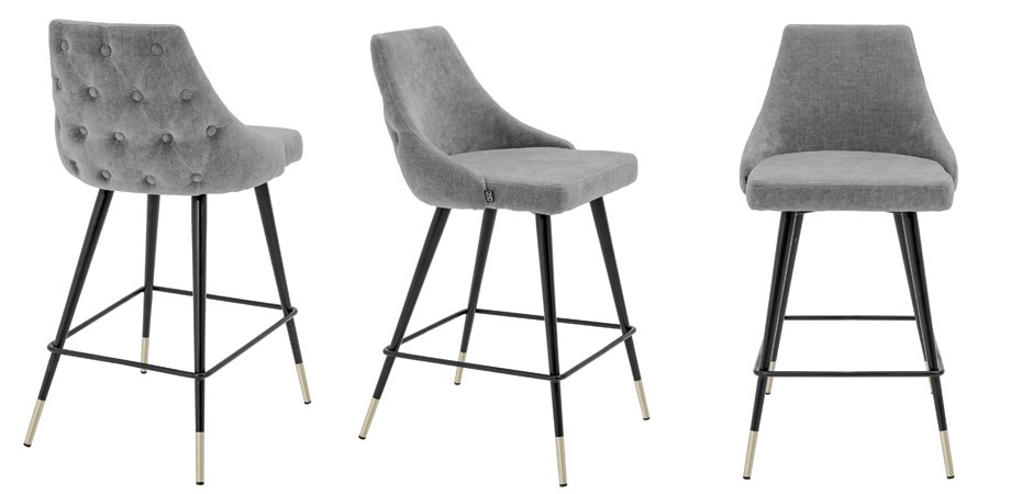 Полубарный стул Eichholtz Counter Stool Cedro Grey Полубарный стул Eichholtz Counter Stool Cedro Grey - Loft-Concept в Брянске