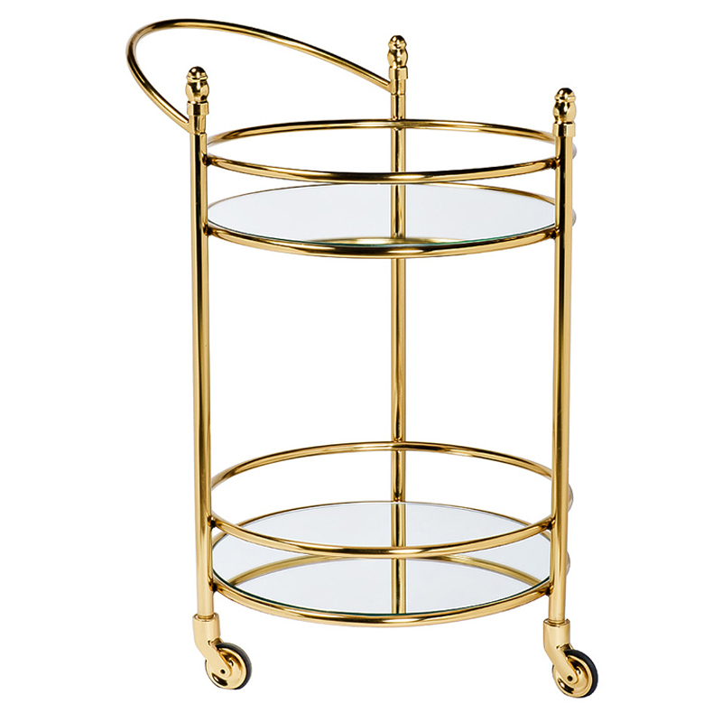 Приставной стол Elsbet Side Table Глянцевое золото Приставной стол Elsbet Side Table Глянцевое золото в Брянске | Loft Concept