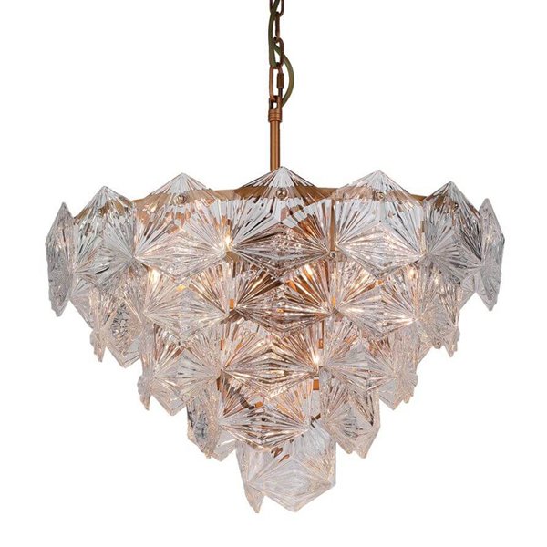 Люстра CHANDELIER ERMITAGE Gold Бронза Прозрачное Стекло Люстра CHANDELIER ERMITAGE Gold Бронза Прозрачное Стекло в Брянске | Loft Concept