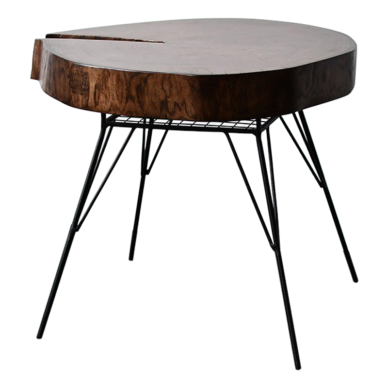 Кофейный стол Bains Industrial Metal Rust Coffee Table Коричневый Черный Кофейный стол Bains Industrial Metal Rust Coffee Table Коричневый Черный в Брянске | Loft Concept