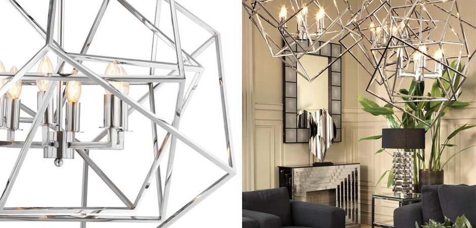 Eichholtz Lantern Matrix Nickel Eichholtz Lantern Matrix Nickel - Loft-Concept в Брянске