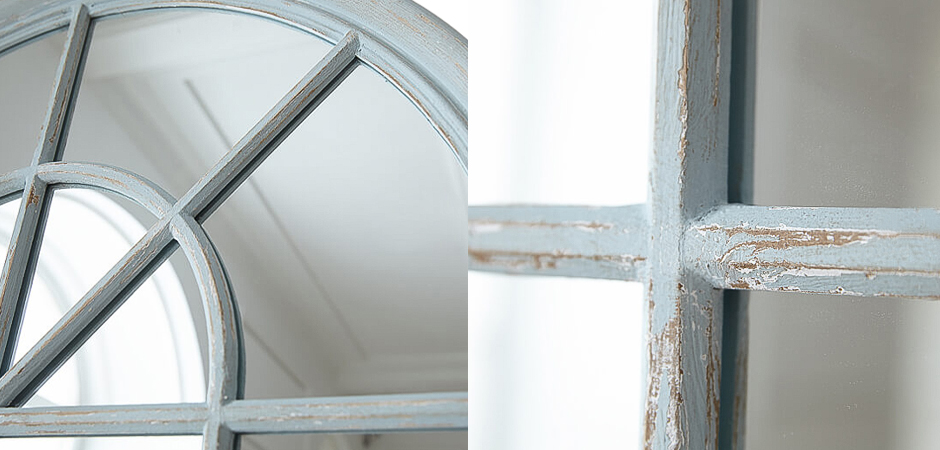 Зеркало Window Blue Patina Mirror Зеркало Window Blue Patina Mirror - Loft-Concept в Брянске