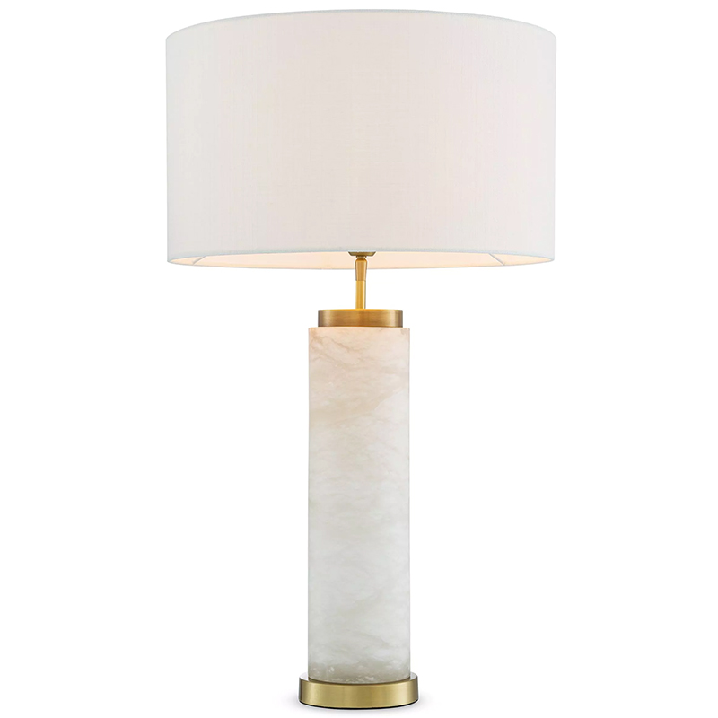Настольная лампа Eichholtz Table Lamp Lxry Alabaster Белый Латунь Кремовый Настольная лампа Eichholtz Table Lamp Lxry Alabaster Белый Латунь Кремовый в Брянске | Loft Concept