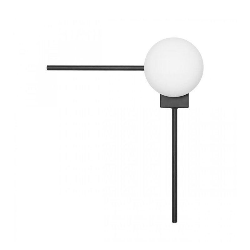Бра Direct Rays Black 32 см Белый Черный в Брянске | Loft Concept 