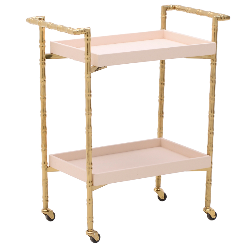 Приставной стол Shinobiya Table Розовый пастельный Глянцевое золото Приставной стол Shinobiya Table Розовый пастельный Глянцевое золото в Брянске | Loft Concept