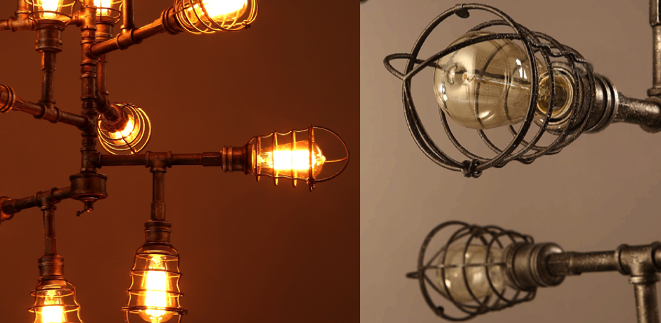 Люстра Loft Industrial Sputnik 12 Retro Люстра Loft Industrial Sputnik 12 Retro - Loft-Concept в Брянске