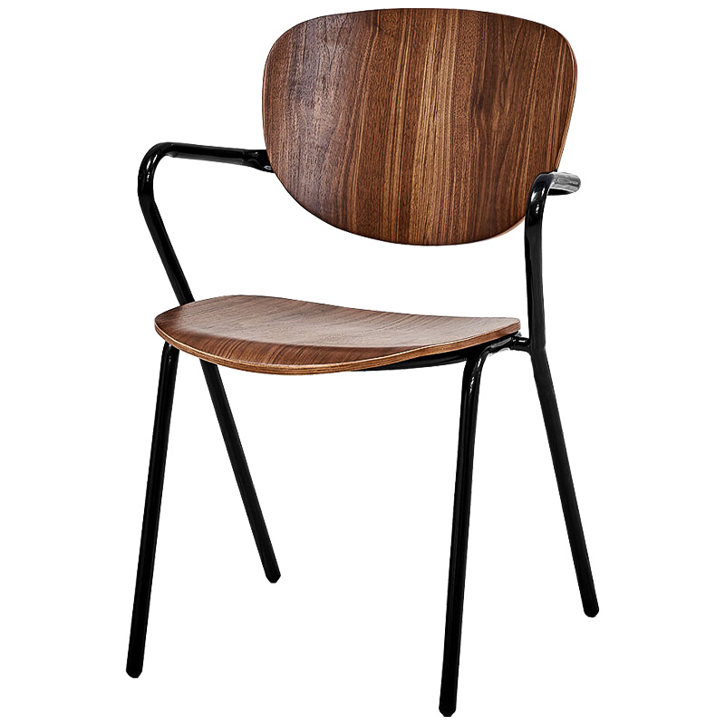 Стул Atol Loft Stool Черный Коричневый Стул Atol Loft Stool Черный Коричневый в Брянске | Loft Concept