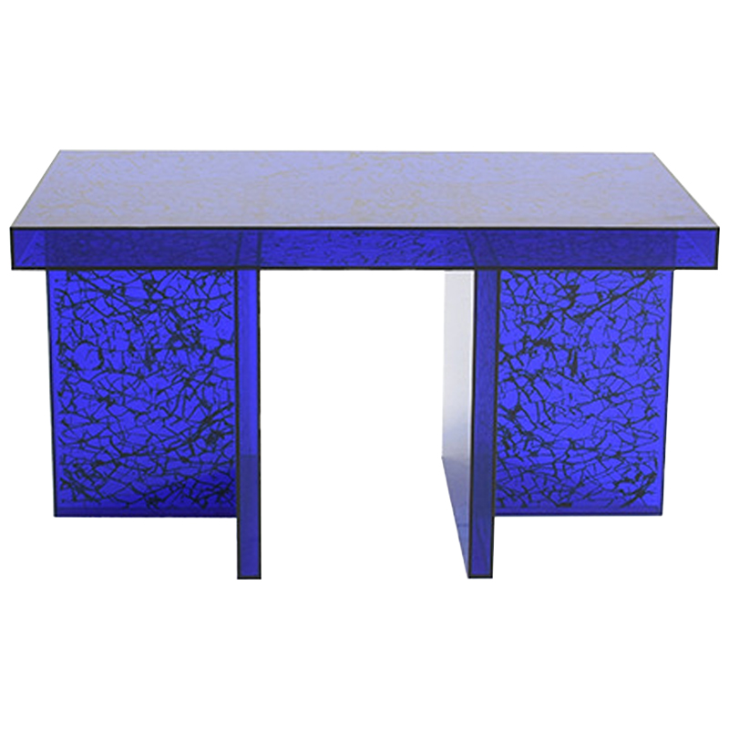 Кофейный стол Acrylic Blue Gerald Coffee Table Синий Черный Кофейный стол Acrylic Blue Gerald Coffee Table Синий Черный в Брянске | Loft Concept