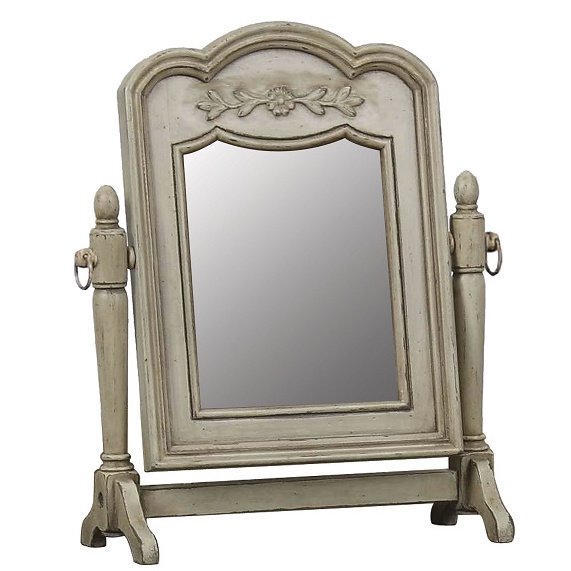 Зеркало настольное BUREAU MIROIR CHATEAU Бежево-серый Зеркало настольное BUREAU MIROIR CHATEAU Бежево-серый в Брянске | Loft Concept